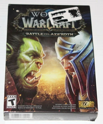 Brand New Sealed - World of Warcraft Battle for Azeroth (PC, 2018) Box Game NIB - Image 1 of 4