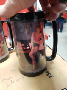 Snap On Vintage Mug Cup Calendar Girl Thermo Serv 1987 Jan/Feb Barb - Picture 1 of 2