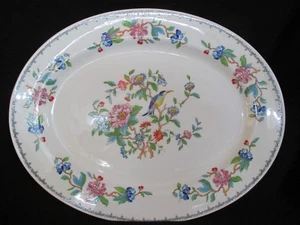 Plato Ovalado Aynsley Pembroke Vintage Hueso China Hecho en Inglaterra - Imagen 1 de 2
