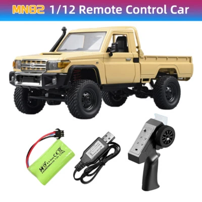 MN MODEL RC Pickup 1/12 Climbing Vehicle 2.4G 4WD Off-Road RC Truck Car Light - Image 1 of 4