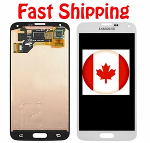 Numériseur LCD Samsung Galaxy S5 blanc/noir qualité Premum assemblage tactile neuf - Photo 1 sur 1