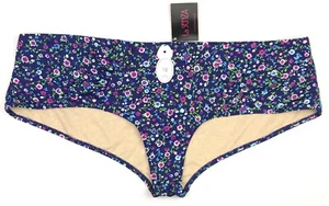 La Senza Bikini Bottoms UK 18 Blue / Purple BNWT - Picture 1 of 3