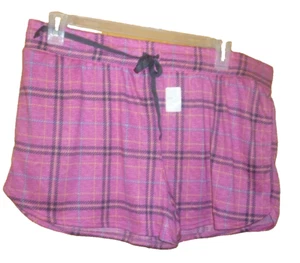 Schlafshorts Damen XL (16/18) rosa kariert neu - Bild 1 von 1