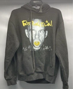 Fatboy Slim Arena Tour Sweatshirt Hoodie Have A Nice Day Black Large - Picture 1 of 5