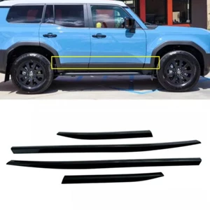 Black Door Side Moldings Line Cover Trim For Lexus GX / LAND CRUISER 2024 2025 - Picture 1 of 7