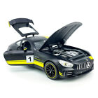 Model samochodu AMG GTR w skali 1:24 Odlewany samochód zabawkowy dla dzieci czarny