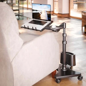 Open Box LEVO G2 Deluxe Rolling Laptop Stand WITH Mouse Tray 33801 - Picture 1 of 11