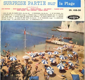 J.C. PELLETIER "ÜBERRASCHUNG PARTY AM STRAND" JAZZ POP LP 1959 VOGUE LD 458-30 - Bild 1 von 2