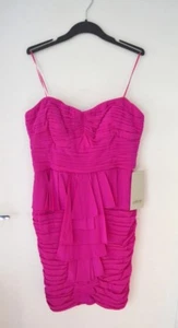 Strapless Pink Dress, Sz 10 S Wedding, Cocktail Bodice Hot, Fuschia, Mini, WAG’s - Picture 1 of 3
