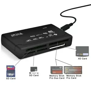 ✅ALL-IN-ONE Kartenleser Speicherkarten USB Kartenlesegerät für MICROSD SDHC Z144 - Bild 1 von 11