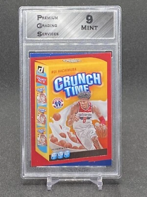 2020 Panini Rui Hachimura #11 Crunch Time PGS 9 Mint - Image 1 of 2