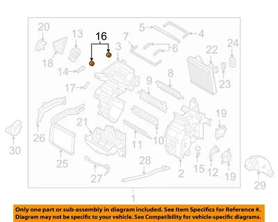 HYUNDAI 原始设备制造商 19-20 Veloster 空调加热器-臂左 97149C5300 — 第 1/2 张图片