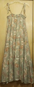 Abito donna blu pepe boho taglia small prendisole lungo verde paisley floreale - Foto 1 di 7