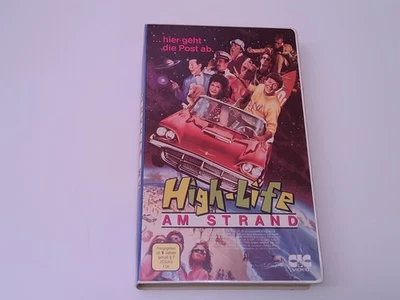 High-Life am Strand 1987 Uncut VHS German PAL Video Großbox Back to the Beach - Bild 1 von 4
