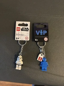 Lote de 2 Llaveros Minifigura NUEVOS CON ETIQUETAS LEGO Disney VIP Exclusivo Stormtrooper - Imagen 1 de 1