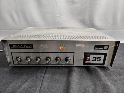 Vintage Dukane Power 35 Solid State Amplifier Model 1A1335 - Image 1 of 4