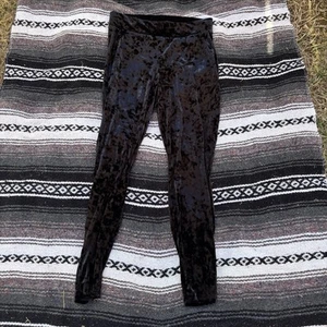 LEGGINGS TÓRRIDOS TERCIOPELO NEGRO LARGO COMPLETO TALLA 0 MEDIANOS - Imagen 1 de 4