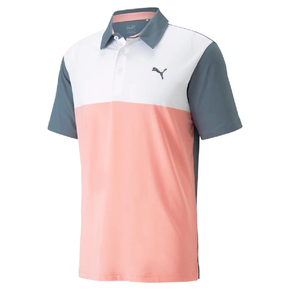 Nueva camisa polo de golf para hombre 2023 Puma Cloudspun ColorBlock - Elige talla y color Foto 1 de 1