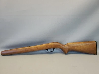 Stevens Springfield 187/887 Stock Plain Hardwood Trigger Guard Butt Plate  - Image 1 of 4