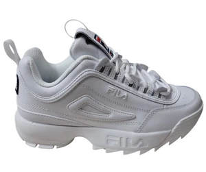 Zapatilla deportiva para hombre Fila Disruptor II NYC blanca/azul marino/roja 1XM01940-125 - Imagen 1 de 7