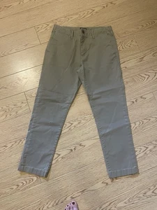 American Eagle Hose Herren 32 x 30 beige khaki schmal flexibel Stretch elegante Chino - Bild 1 von 8