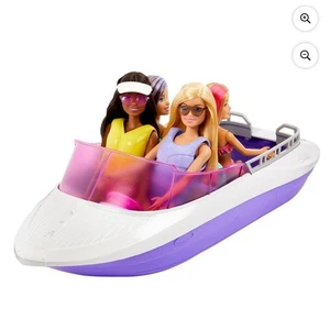 Barbie Meerjungfrau Power Puppen und Boot Spielset mit Malibu & Brooklyn Puppen - Bild 1 von 2