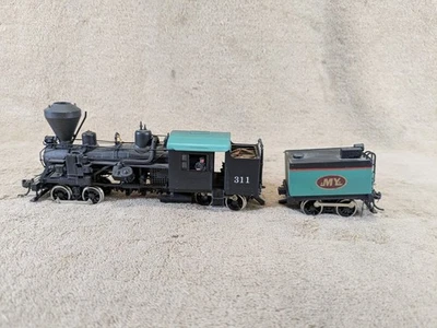 Key Meadow River Cass Scenic 90 Ton 3 Truck Heisler #6 Painted HO Brass w BOX - Image 1 of 4