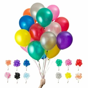 Birthday Party Balloons Happy Marble Celebration Colour Decoration Latex - Picture 1 of 1