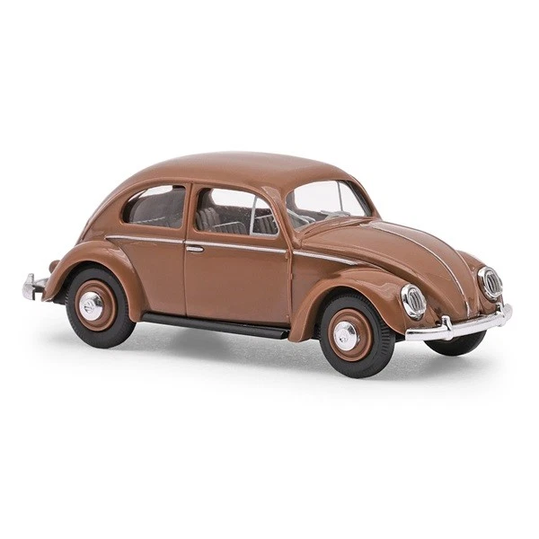 Busch 52905 - 1/87 - VW Maggiolino Con Finestrino A Brezel, Marrone - Nuovo - Immagine 1 di 1