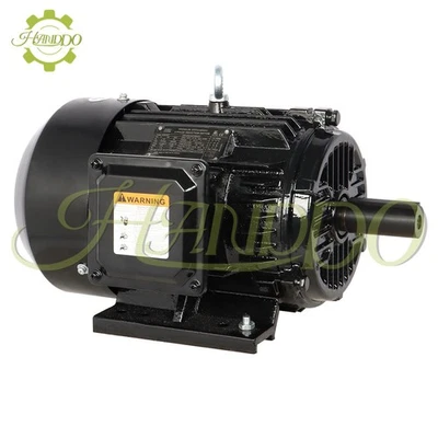 5 HP 3 Phase Electric Motor 1800 RPM 184T Frame TEFC 230/460 Volt 60 HZ - Image 1 of 4