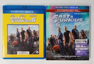 Fast & Furious 6 EXTENDED EDITION Blu-Ray + DVD mit Schuber ~ Kinofassung - Bild 1 von 4