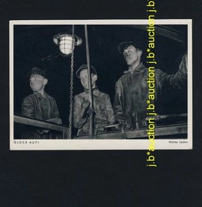 GLÜCK AUF ! JUNGE BERGLEUTE / YOUNG MINERS * Vintage 1950s PC / AK Leica-Foto - Picture 1 of 1