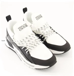 Auténticas zapatillas Versace Jeans Couture para hombre blancas Fondo Dynamic £185 - Imagen 1 de 11