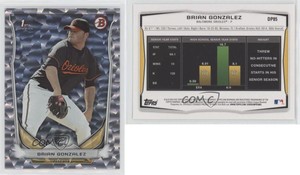 2014 Bowman Draft Silver Ice Brian Gonzalez #DP85