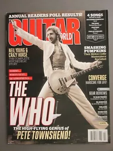 Guitar World Magazine Pete Townshend The Who in copertina febbraio 2013 + Smashing Pump - Foto 1 di 1