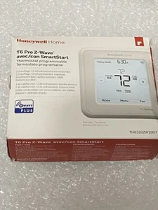 Honeywell T6 Pro Z-Wave SmartStart Programmable Thermostat (TH6320ZW2007) - Picture 1 of 7