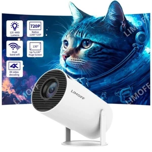 Mini Beamer 4K UHD Heimkino Projektor LED 5G WiFi Bluetooth Android Taschenkino - Bild 1 von 15