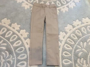 NEW Gymboree Khaki 4 Slim Skinny Stretch Uniform Pants - Picture 1 of 3