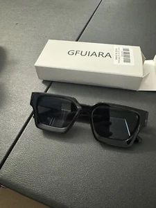 Gfuiara Uv Protection Black Glasses - Picture 1 of 5