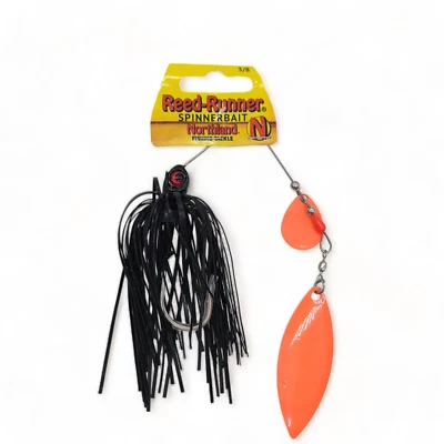 Northland Tackle Reed Runner Spinnerbait 3/8 oz Fishing Equipment Tackle Orange - Image 1 of 4