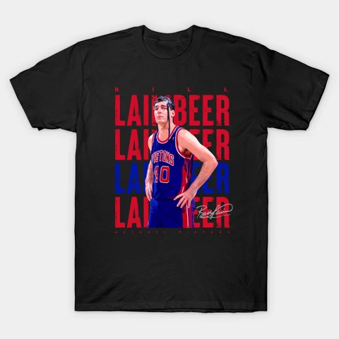 Bill Laimbeer Detroit Pistons Basketball Player Unisex T-shirt Gift Fan S-3XL Cover