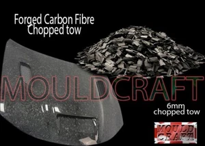 Remolque picado MOULDCRAFT fibra de carbono genuina 6 mm para piezas de carbono forjado 200 g - Imagen 1 de 1