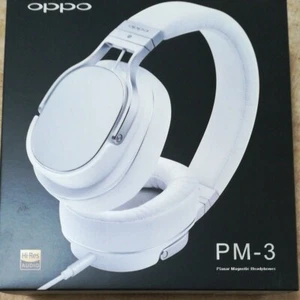 OPPO PM-3 Black Closed White Planar Magnetic Headphones From Japan - Picture 1 of 8