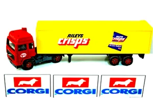 Corgi VOLVO Globetrotter Truck & RILEYS CRISPS Trailer Made in Great Britain - Picture 1 of 10