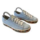 Keds Women's Rifle Paper Co Blue Floral Embroidered Woven Sneakers - Size  8.5