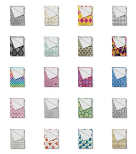 Ambesonne Abstract Artwork Soft Flannel Fleece Throw Blanket Plush for Indoors - Picture 1 of 164