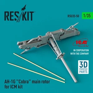 AH-1G Cobra main rotor for ICM kit 1:35 ResKit RSU35-0050 for Plastic Model Kit - Picture 1 of 2