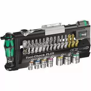 Wera 056490 39pce Screwdriver Bit Set c/w Mini Ratchet & Sockets - Picture 1 of 4