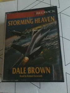 HÖRBUCH - Dale Brown Storming Heaven gelesen von Robert Foxworth X4 Kassetten Cass Sehr guter Zustand - Bild 1 von 7