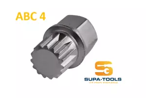 VW Felgenschloss T40004-ABC4, 15 Kant 15 Zahn VAG Ersatznuss Radsicherung - Bild 1 von 3